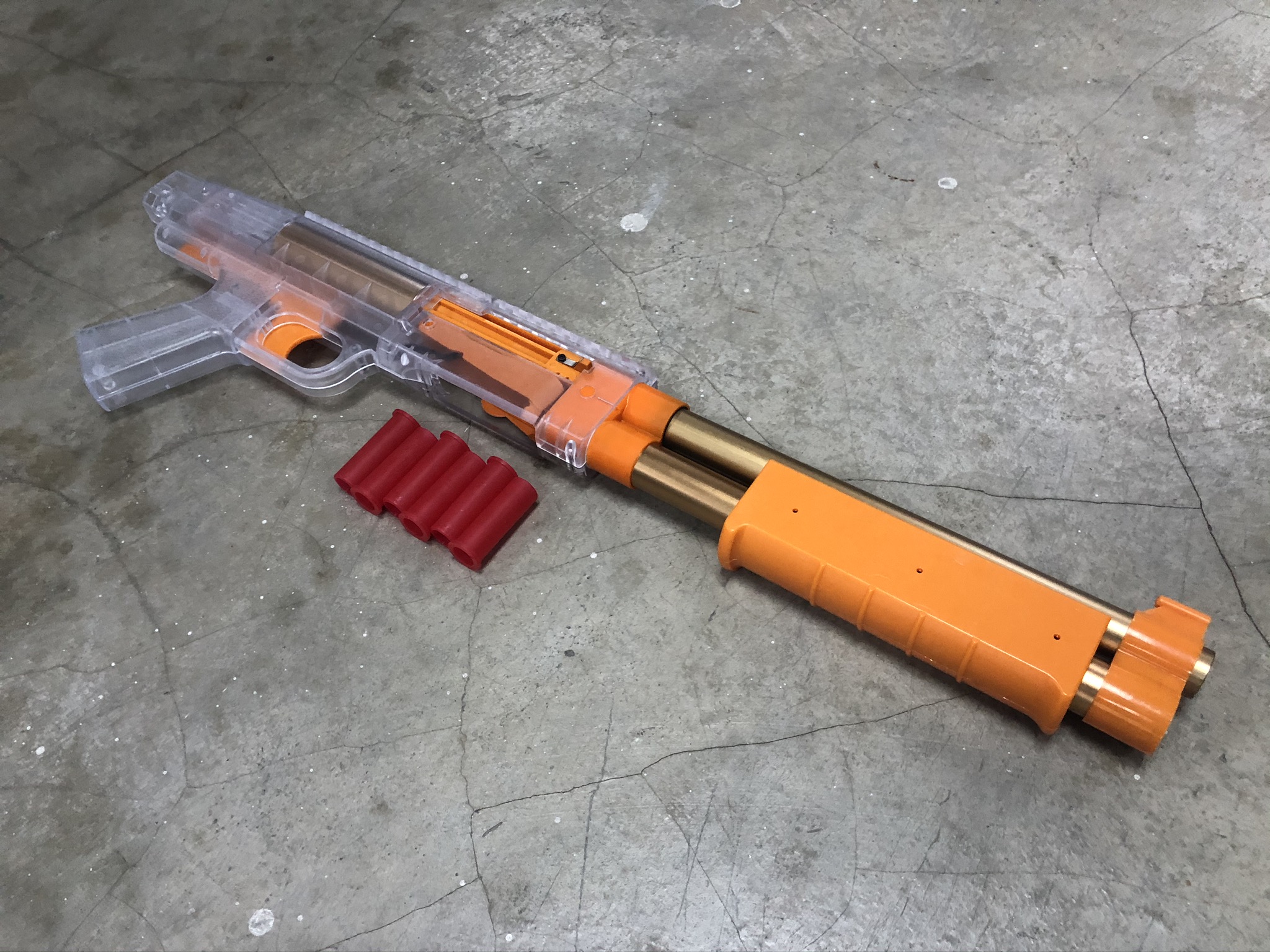 nerf shell ejecting