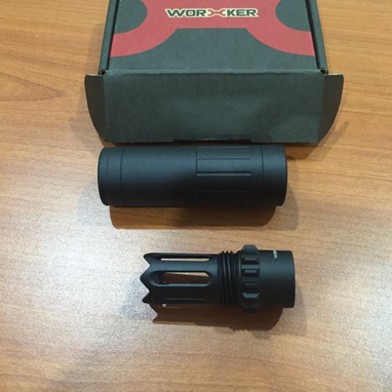 Worker Metal Silencer Muzzle Set