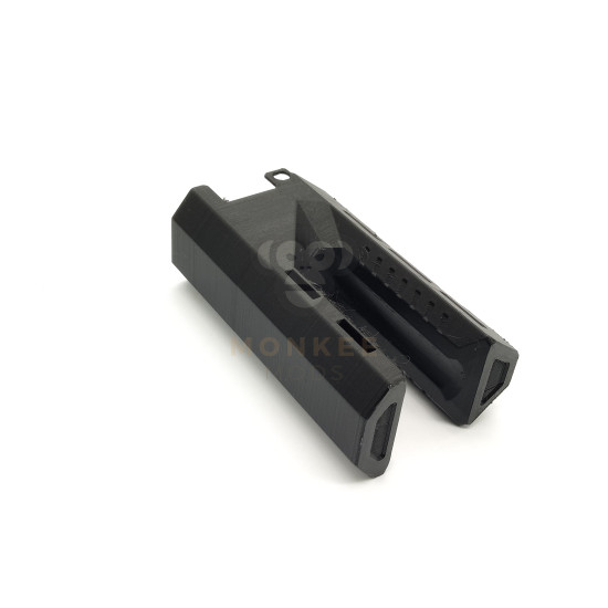 QWK Challenger Mk3 Original Design 3D printed Railgun Muzzle QWK Challenger Mk3 Original Design 3D printed Railgun Muzzle