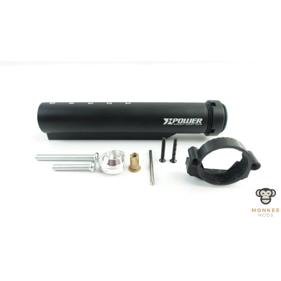 Monkee Mods XYL Unicorn AEG Buffer Tube Adapter with X-Power Buffer Tube