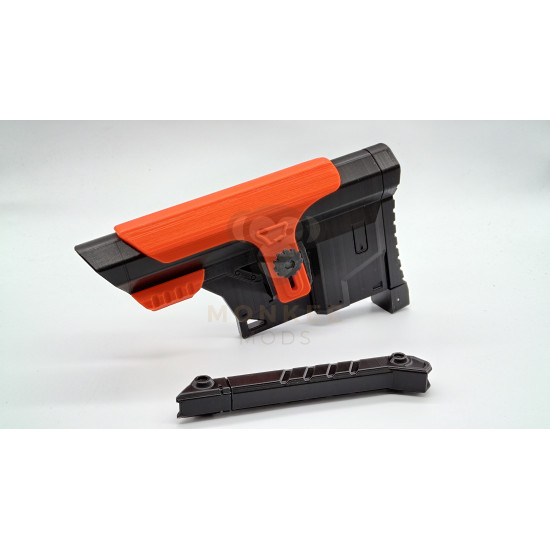 AK Blaster MOD 3D Printed Buttstock For Worker Harrier