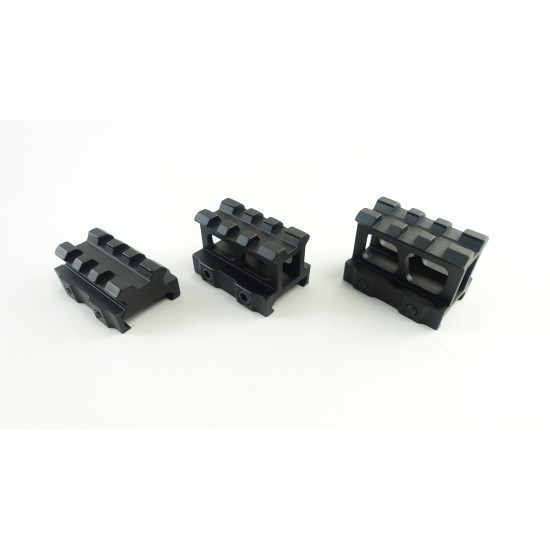 Metal Picatinny Rail Riser 3 Levels