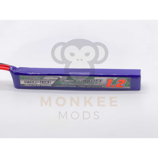 Turnigy Nano-Tech 1200mAh 2s 25-50C LIPO (7.4v)