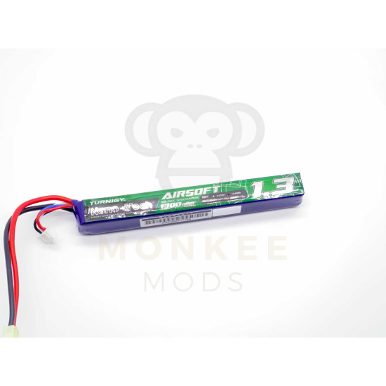 Turnigy Nano-Tech 1300mah 3S 25~50C LiPo AIRSOFT Pack (11.1v) Turnigy Nano-Tech 1300mah 3S 25~50C LiPo AIRSOFT Pack (11.1v)