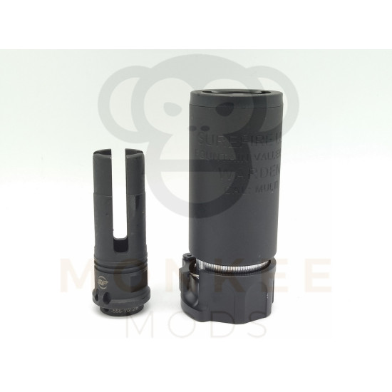 SF Warden 3.5inch Blast Diffuser with Warcomp Muzzle SF Warden 3.5inch Blast Diffuser with Warcomp Muzzle