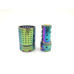 LDT Burnt Titanium Muzzle + Flash Diffuser(19mm) LDT Burnt Titanium Muzzle + Flash Diffuser(19mm)