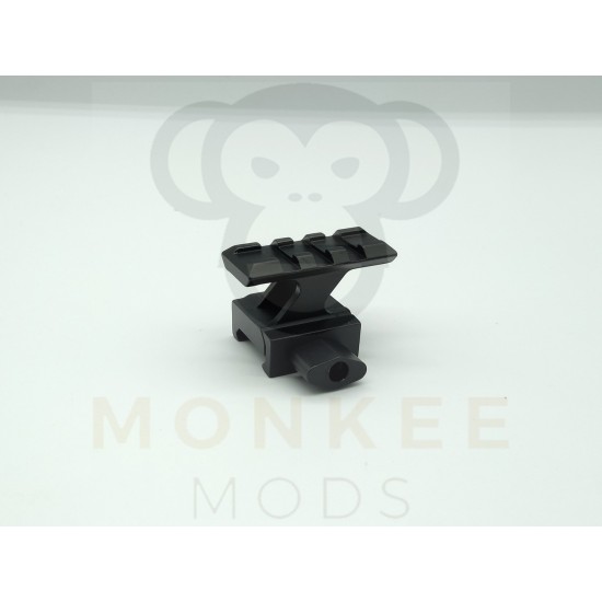 1 Inch Picatinny rail riser (4 rails)