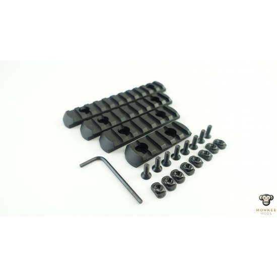 Metal Picatinny Rail set for M-Lok