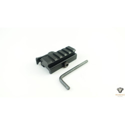 Metal Picatinny Rail Riser with QD